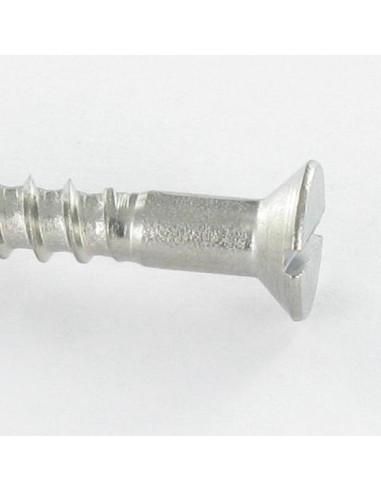 1 x Vis bois Inox A2 Tête fraisée Fendue 2.5X16...