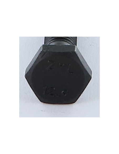 1 x Corps de boulon filetage partiel Tête hexagonale TH M8X40 Classe 12.9 Acier brut