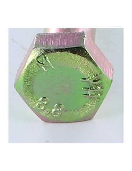 1 x Corps de boulon filetage partiel Tête hexagonale TH M12X170 Classe 8.8 Bichromaté
