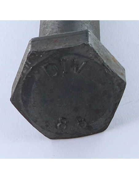 1 x Corps de boulon filetage partiel Tête hexagonale TH M24X90 Classe 8.8 Acier brut