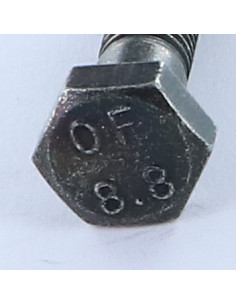 Corps de boulon filetage partiel Tête hexagonale TH M8X40... 2