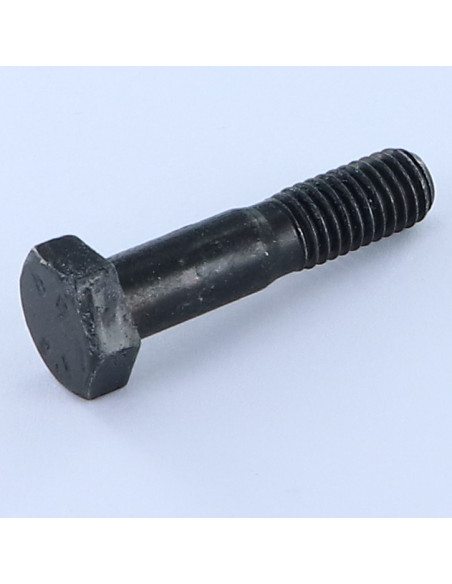 1 x Corps de boulon filetage partiel Tête hexagonale TH M8X35 Filetée sur 15 Classe 8.8 Acier zingué noir