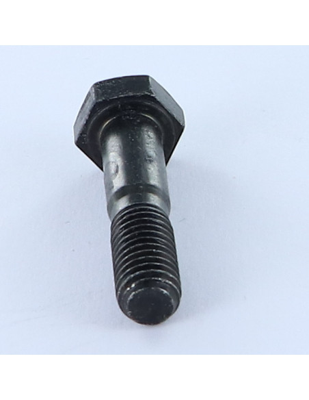 1 x Corps de boulon filetage partiel Tête hexagonale TH M8X35 Filetée sur 15 Classe 8.8 Acier zingué noir