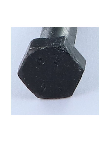 1 x Corps de boulon filetage partiel Tête hexagonale TH M8X35 Filetée sur 15 Classe 8.8 Acier zingué noir