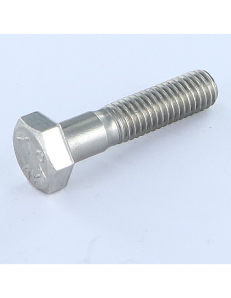 1 x Corps de boulon filetage partiel Tête hexagonale TH M10X40 Inox A4