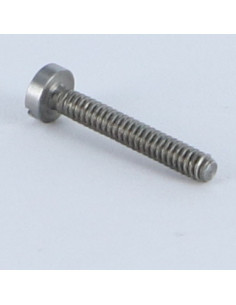 Vis métaux Tête cylindrique TC Fendue M1.6X20 Acier brut... 2