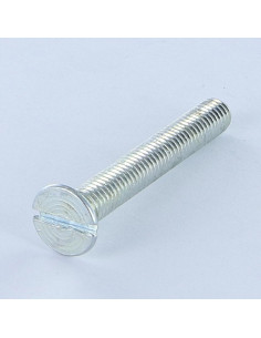 Vis métaux Tête fraisée Fendue M3X15 Acier brut microvis