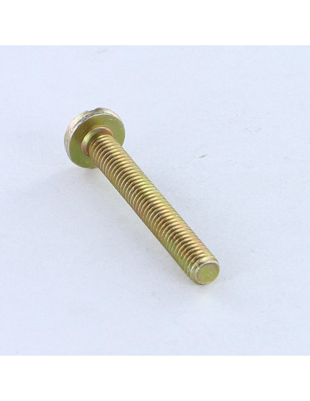 1 x Vis métaux Tête cylindrique large TCL Fendue M3X10 8 à 15 MICR. Bichromaté microvis
