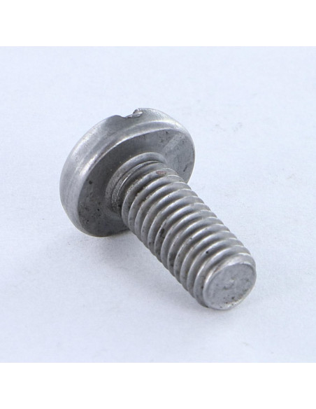 1 x Vis métaux Tête cylindrique large TCL Fendue M2X8 Acier brut microvis