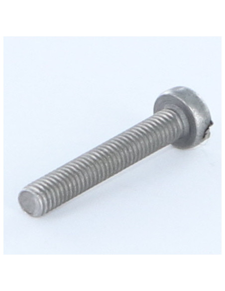 1 x Vis métaux Tête cylindrique TC Fendue M3X8 Acier brut microvis