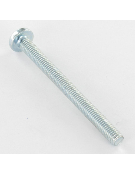 1 x Vis métaux Tête cylindrique large TCL Fendue M2X4 Acier zingué microvis