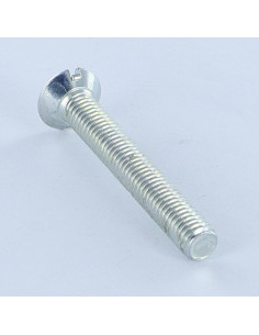 Vis métaux Tête fraisée Fendue M2X4 Acier brut microvis 2