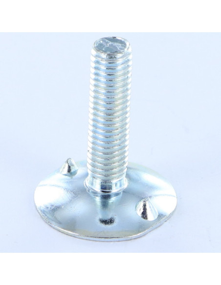 1 x Vis métaux Tête fraisée M8X30 Filetée sur 20 2 PICOTS Acier zingué Classe 6.8