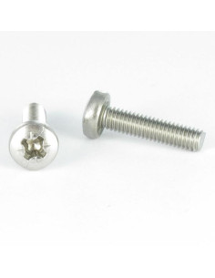 Vis métaux Tête poelier M6X80 Filetée sur 60 Bout...
