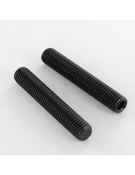 1 x Vis métaux Sans tête six pans creux (sthc) Clé de 0.9 HC0.9 M2X3 Bout plat Acier brut microvis