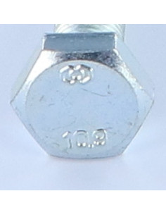 Vis métaux Tête hexagonale TH M16X50 Classe 10.9 Filetage... 2