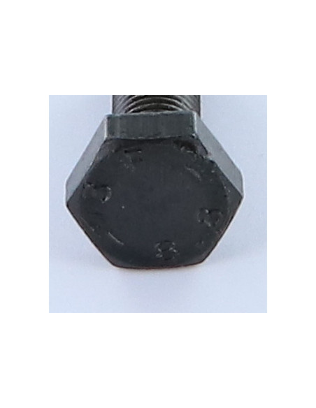 1 x Vis métaux Tête hexagonale TH M10X20 Filetage total Classe 8.8 Pas fin Pas de 125 Acier brut