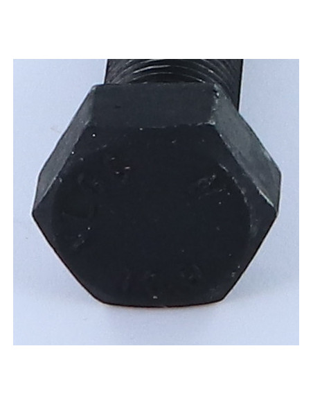 1 x Vis métaux Tête hexagonale TH M16X50 Classe 10.9 Filetage total Pas fin Pas de 150 Acier brut