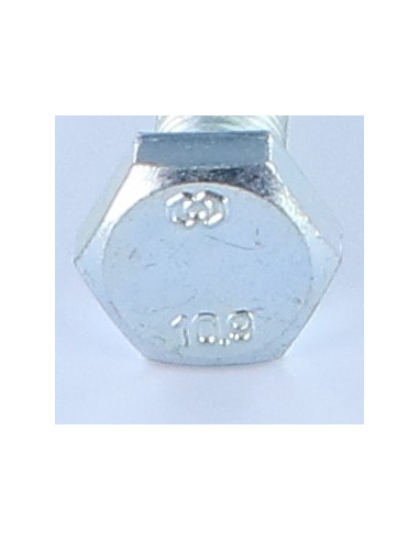 1 x Vis métaux Tête hexagonale TH M10X35 Classe...
