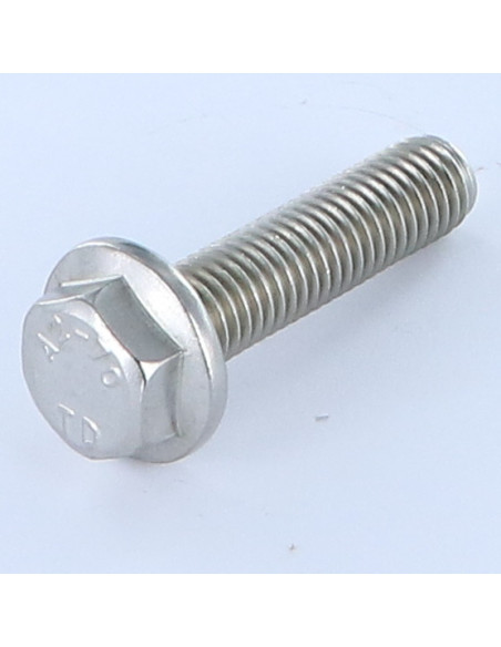 1 x Vis métaux Tête hexagonale TH Embase lisse M10X40 Inox A2