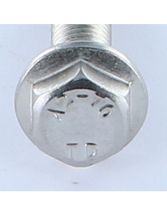 Vis métaux Tête hexagonale TH Embase lisse M8X40 Inox A2 2