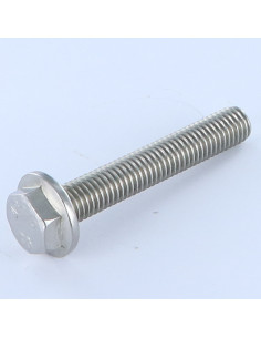 Vis métaux Tête hexagonale TH Embase lisse M8X50 Inox A2