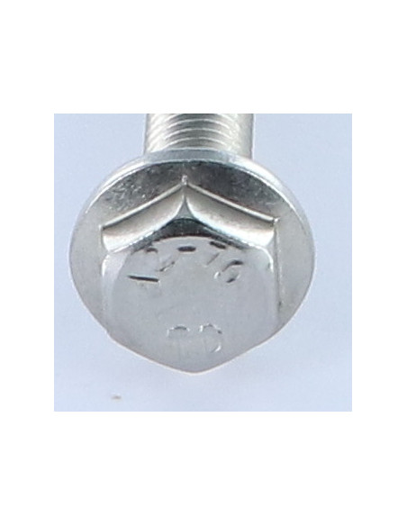 1 x Vis métaux Tête hexagonale TH Embase lisse M8X60 Inox A2