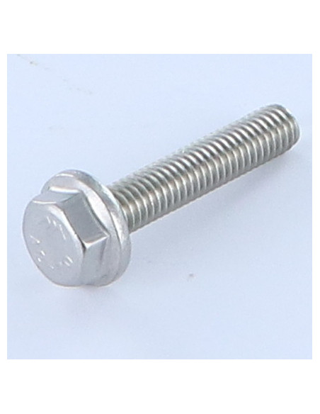 1 x Vis métaux Tête hexagonale TH Embase lisse M5X25 Inox A2