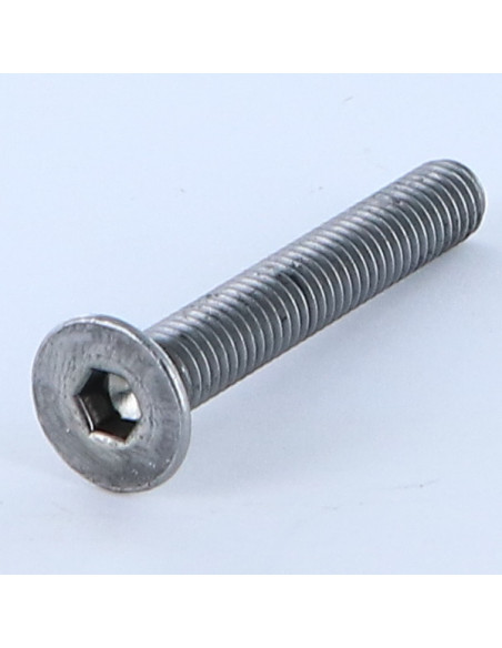 1 x Vis métaux FHC tête fraisée empreinte hexagonale creuse M6X60 Filetée sur 60 Clé de 4 HC4 Acier brut
