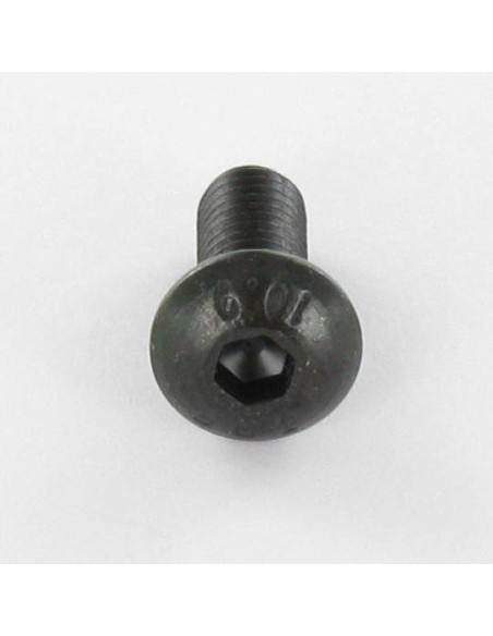 1 x Vis métaux BHC (Tête Bombée Hexagonal creux) M3X12 Filetage total Classe 10.9 Clé de 2 HC2 Acier brut microvis