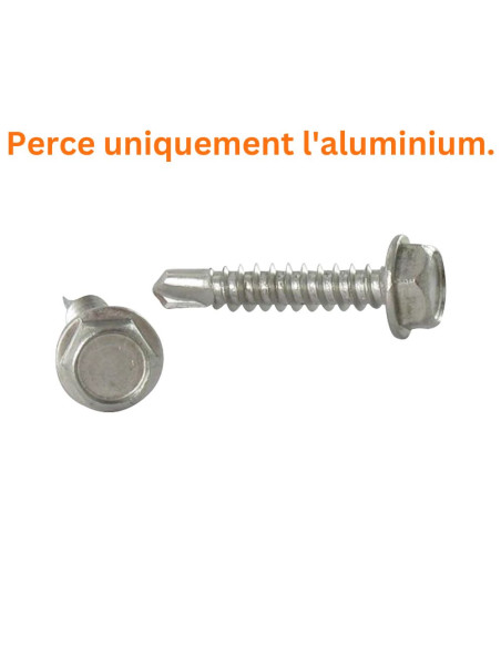 1 x Vis autoperceuse Tête hexagonale TH 5.5X38 Inox A2