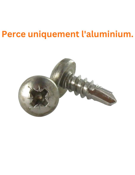 1 x Vis autoperceuse Inox A2 Tête cylindrique bombée TCB Pozi 4.8X32