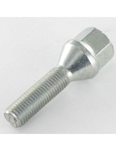 1 x Vis ROUE M14X60 Pas de 125 S/PL17 Classe 10.9 Acier zingué
