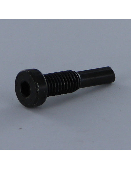1 x Vis métaux CHC BTR Clé de 5 HC5 M8X32 Filetée sur 15.5 Bout pilote Tête basse Acier zingué noir