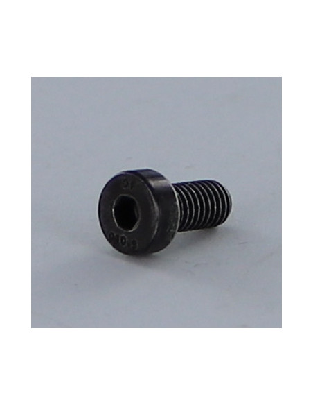 1 x Vis métaux CHC BTR Clé de 2.5 HC2.5 M4X30 Filetée sur 14 Classe 10.9 Tête basse Acier zingué noir