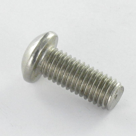 1 x Vis métaux BHC (Tête Bombée Hexagonal creux) M3X20 Filetage total Classe 10.9 Clé de 2 HC2 Acier zingué microvis