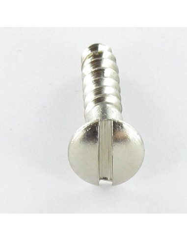 1 x Vis bois Laiton chrome Tête fraisée bombée...
