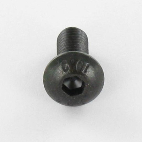1 x Vis métaux BHC (Tête Bombée Hexagonal creux) M8X80 Filetage total Classe 10.9 Clé de 5 HC5 Acier brut