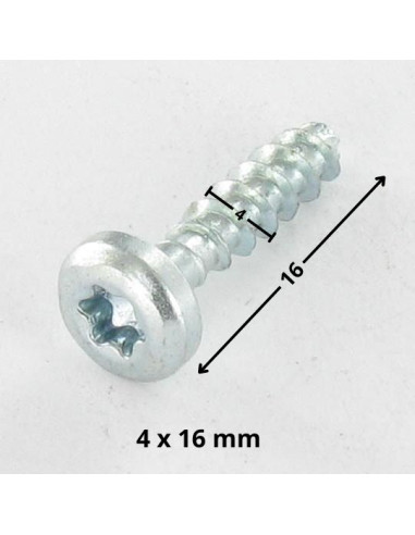 1 x VBA Vis bois agglo Tête ronde TR TORX T20...