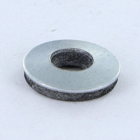 1 x Rondelle d'étanchéite EPDM Acier zingué 6.8X19