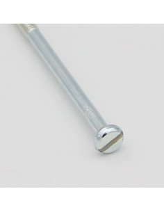 Vis métaux Tête cylindrique TC Fendue M3X80 Filetage...