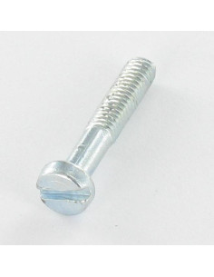 Vis métaux Tête cylindrique TC Fendue M4X27 Filetée sur...
