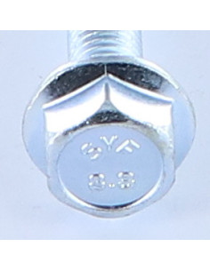 Vis métaux Tête hexagonale TH M8X80 Embase collerette... 2