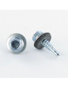 Vis autoperceuse Tête hexagonale TH 6.3X80 Rondelle...