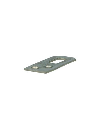 1 x Platine Porte MANTEAU Acier zingué 20X30