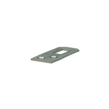1 x Platine Porte MANTEAU Acier zingué 20X30