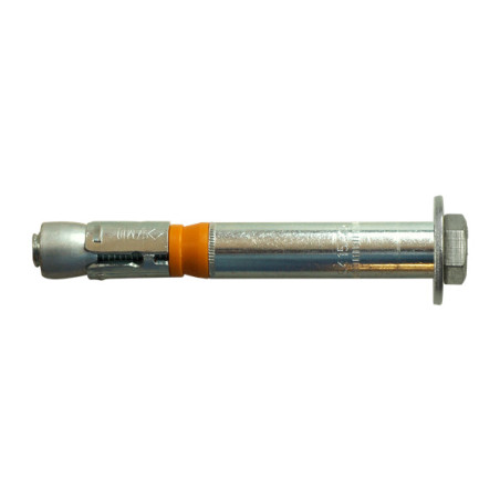 1 x Boulon (vendu avec Ecrou) Ancrage M6X65 Avec Vis métaux Tête hexagonale TH Acier zingué