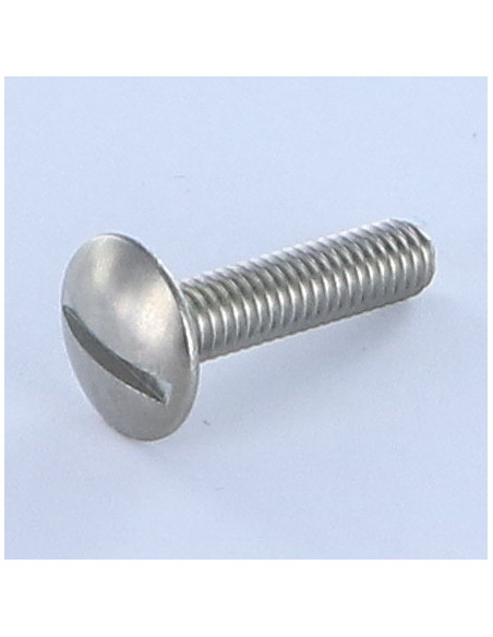 1 x Vis Poelier Fendue Inox A2 M8X16