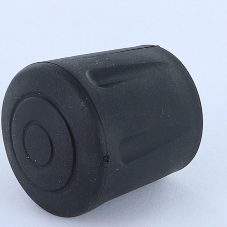 1 x Embout rond envellopant caoutchouc vulcanisé Noir Pour Tube 32 à 33