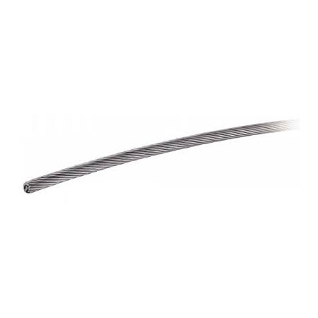 1 x Mètre de Câble monotoron Diamètre 8 Inox A4 1X19 (vendu au m)